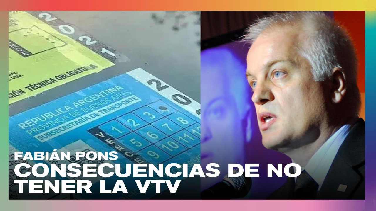 Consecuencias de transitar sin VTV: Fabián Pons en #DeAcáEnMás
