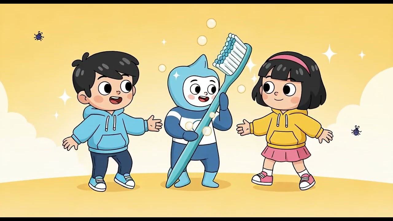 양치가 즐거워지는 마법! ✨ 보글보글 거품 놀이 양치 노래