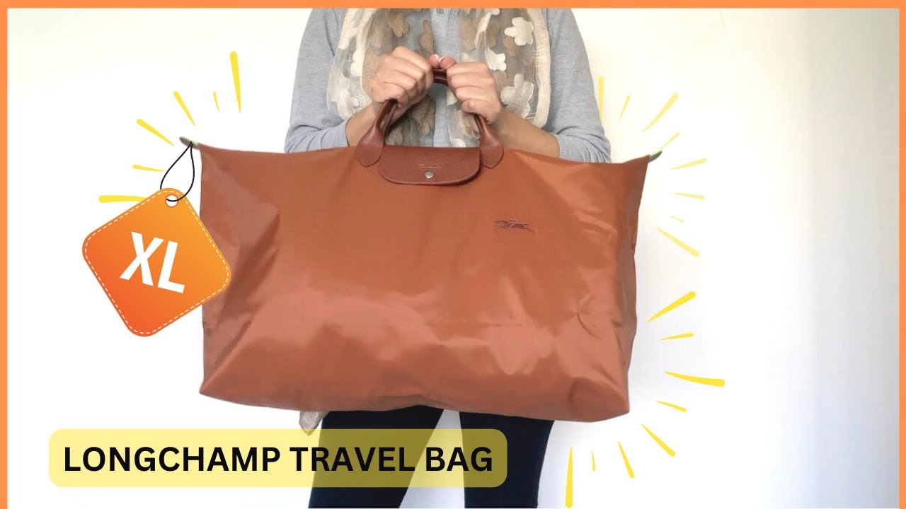 GUESS HOW MUCH FITS INSIDE? ⚡Longchamp Le Pliage XL Travel Bag || Cognac - Green Collection