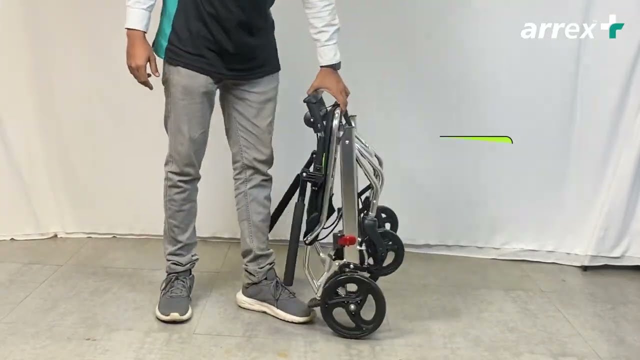Arrex Compact Folding Travel ENU wheelchair
