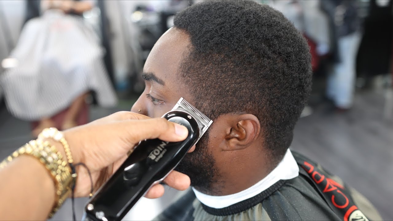 Live Haircut 1.5 High Taper Beard Trim