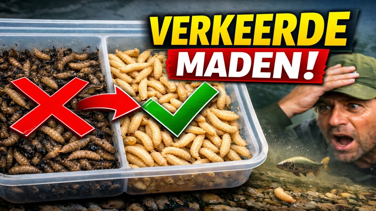 Deze 'Onzichtbare' Fout met Maden Verjaagt AL je Vis