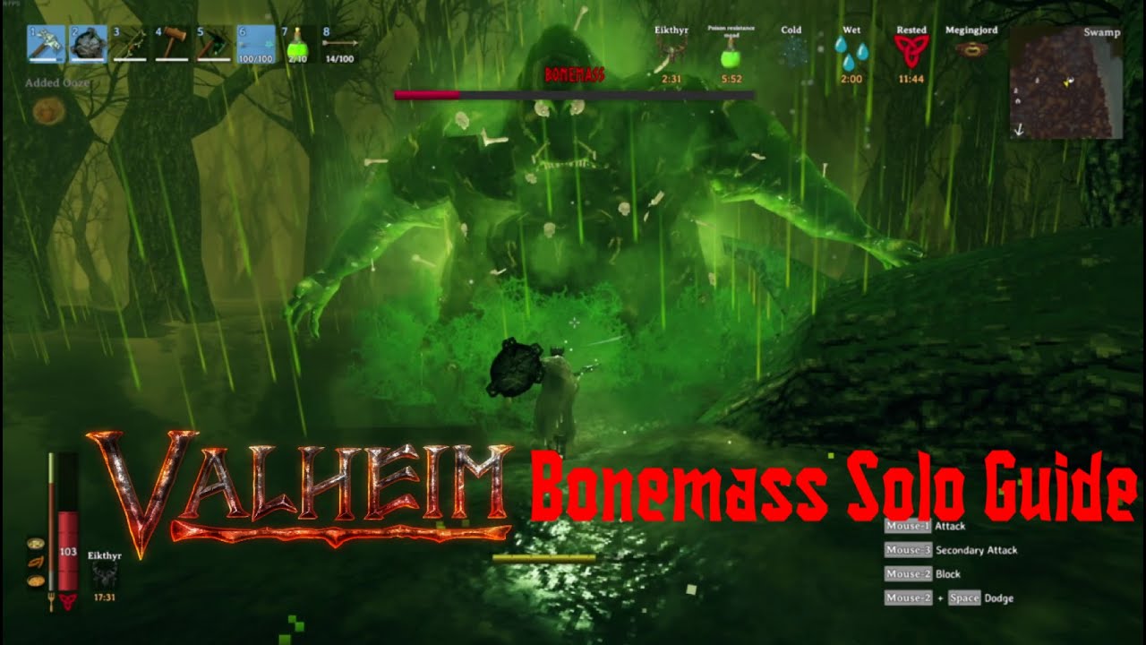 Easy Guide for beating Bonemass Solo - Valheim