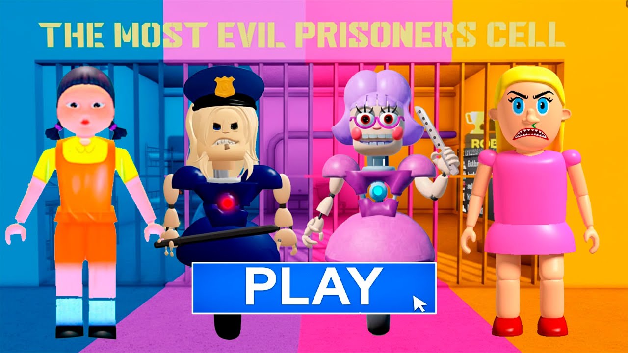 SQUID GAME DOLL VS POLICE GIRL VS ANTI-TRON VS EVIL MOM? OBBY Full Gameplay #roblox