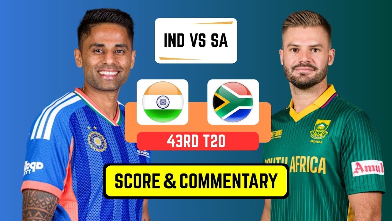 🔴 Live: IND vs SA Live Match Today | India vs South Africa Live Score & Commentary | #INDvsSA #Live
