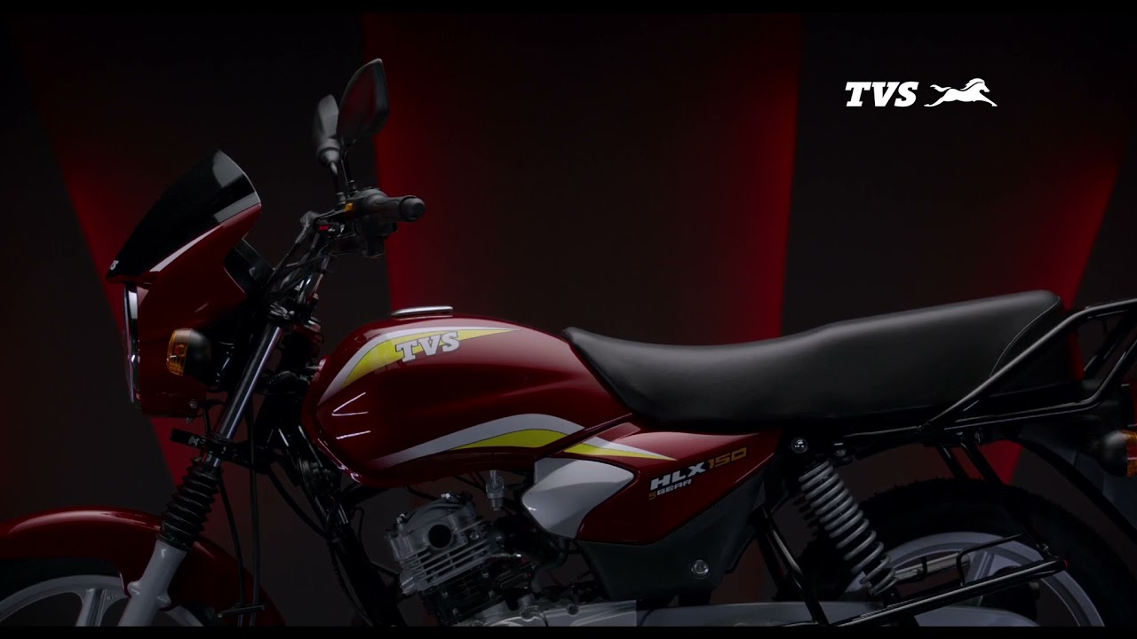 TVS HLX150 5 Gear - Blazing Red
