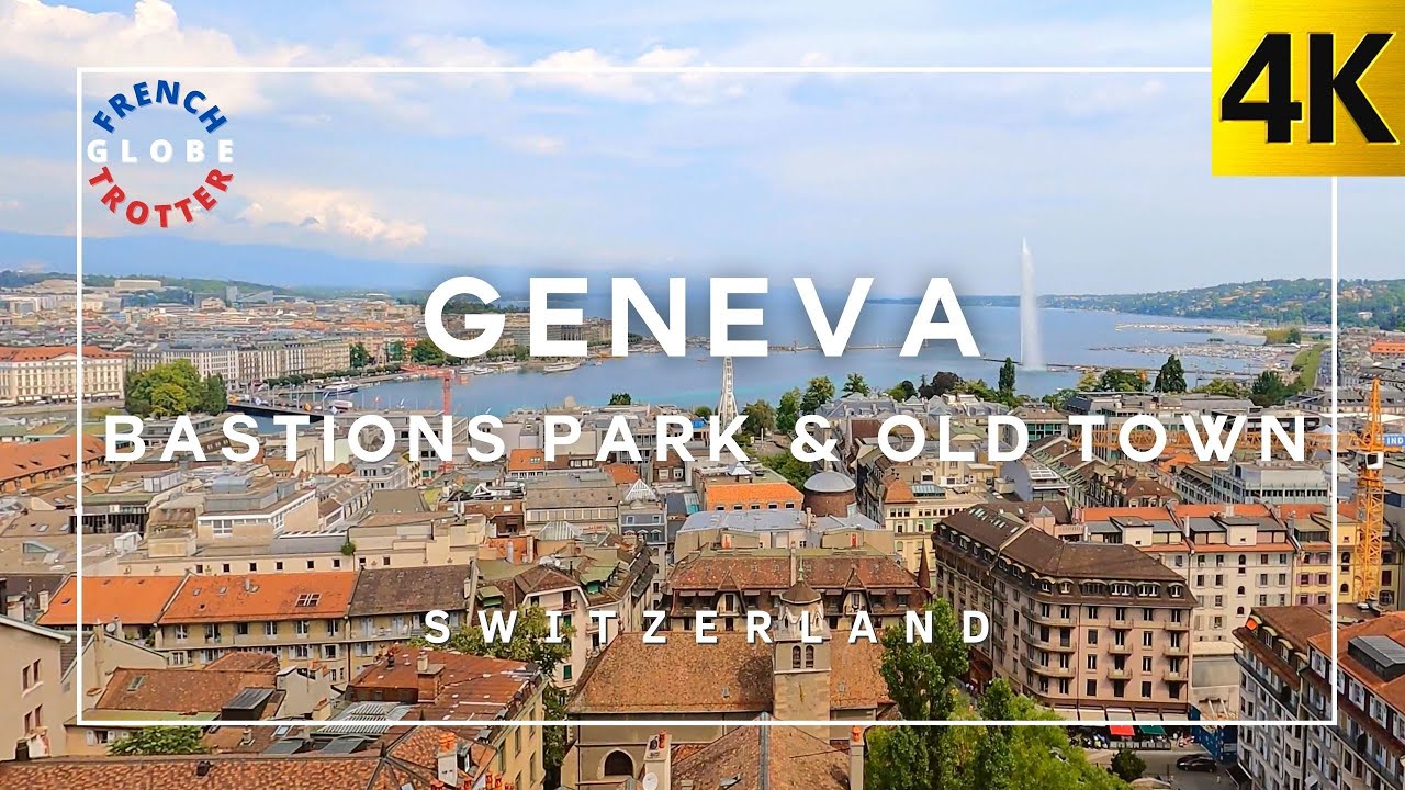 SWITZERLAND GENEVA Old Town Walk🇨🇭Bastions Reformation Wall— Treille Promenade—St Peter's Cathedral