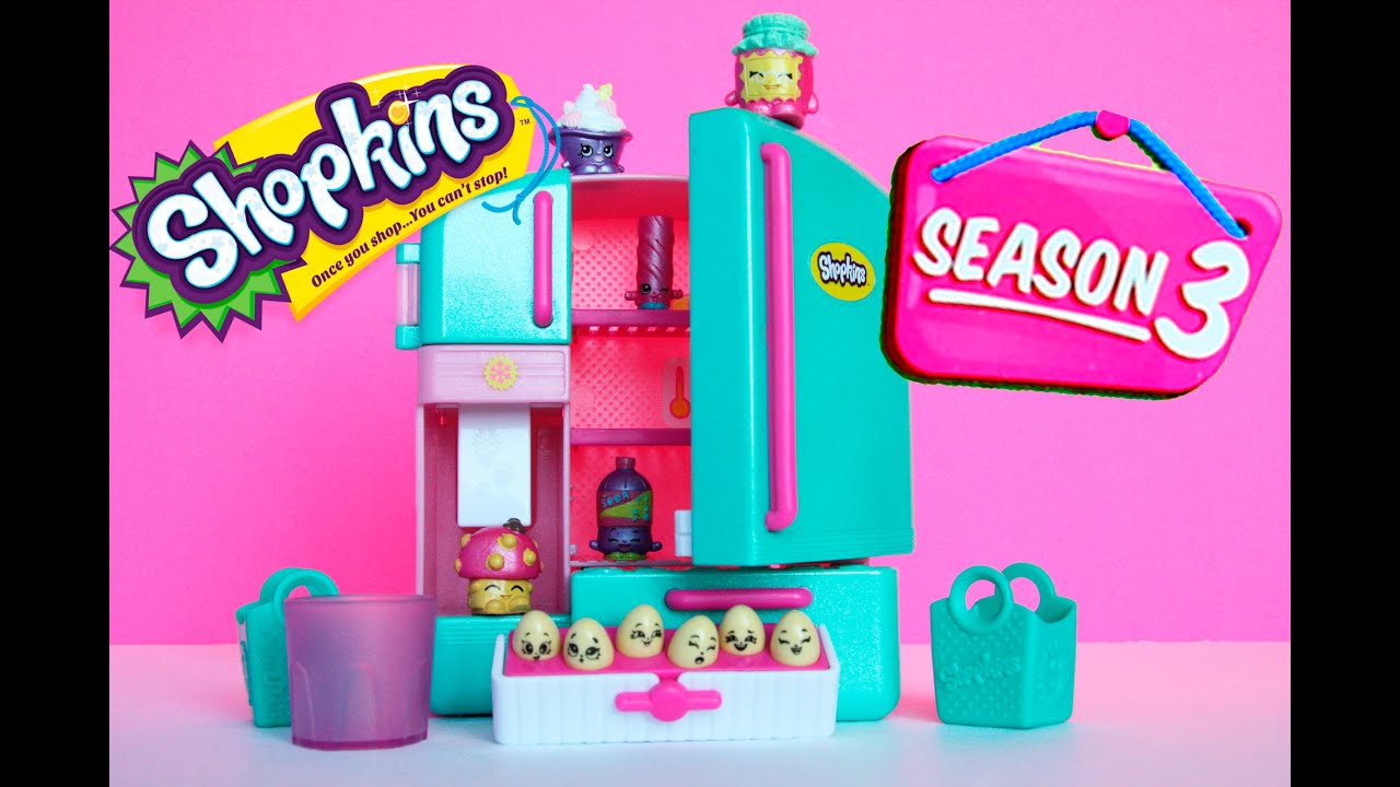 Season 3 SHOPKINS So Cool Metallic Fridge Playset Review