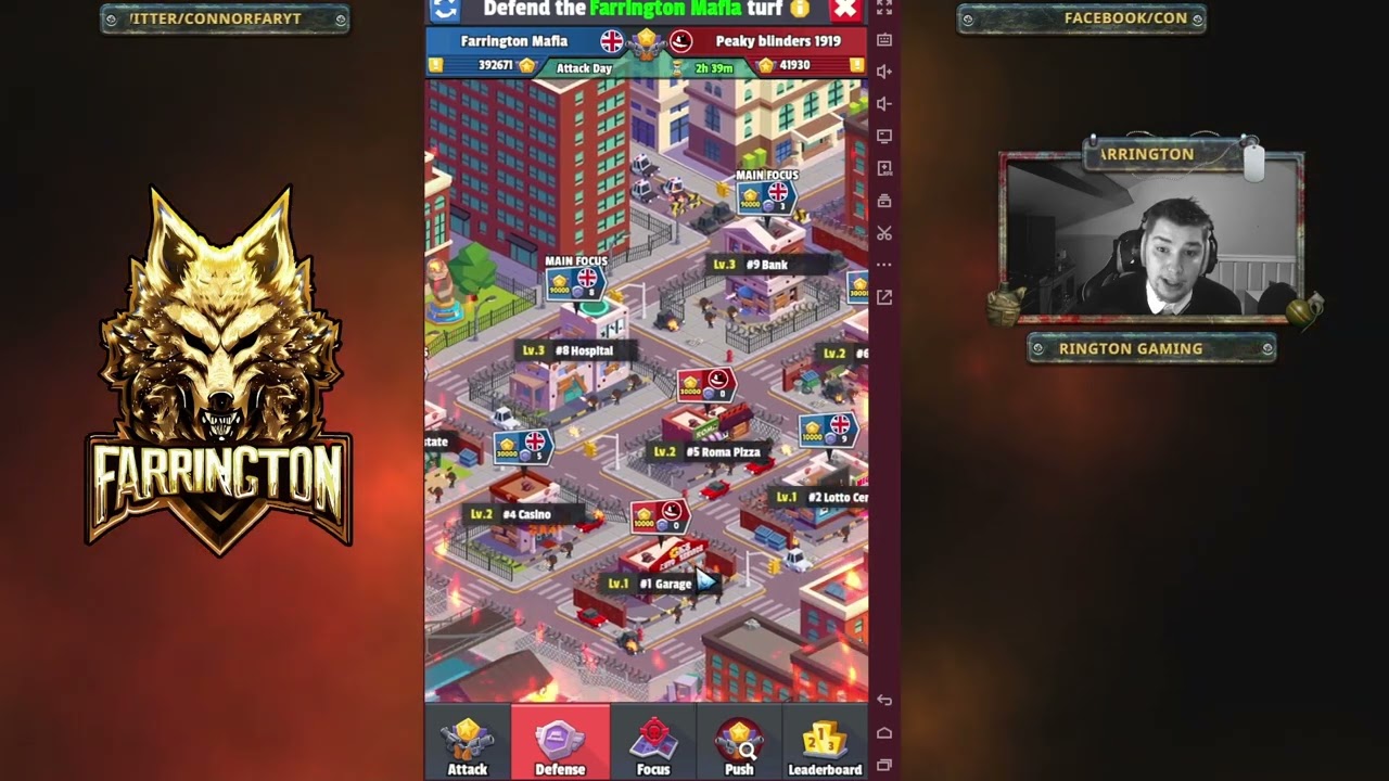 IDLE MAFIA OUR FIRST EVER GANG WAR! Walkthrough P4 / W Connor Farrington Tips & Tricks