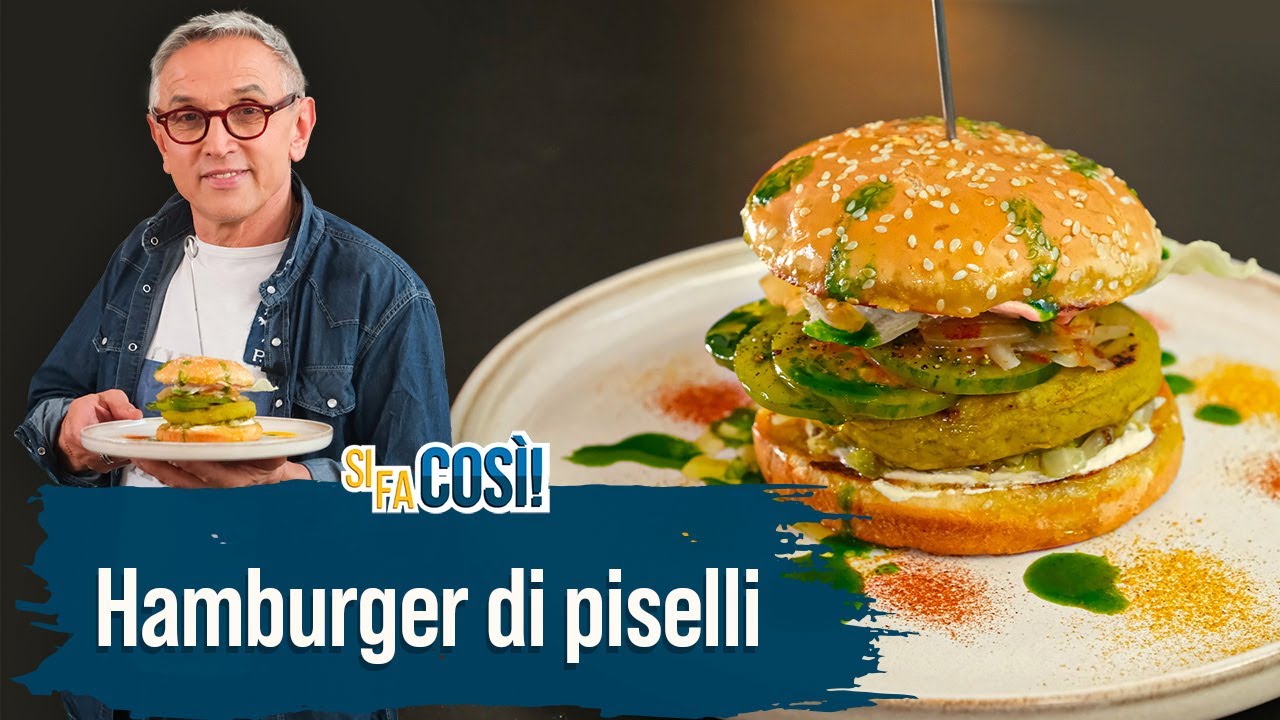 Hamburger di piselli - Si fa così | Chef BRUNO BARBIERI