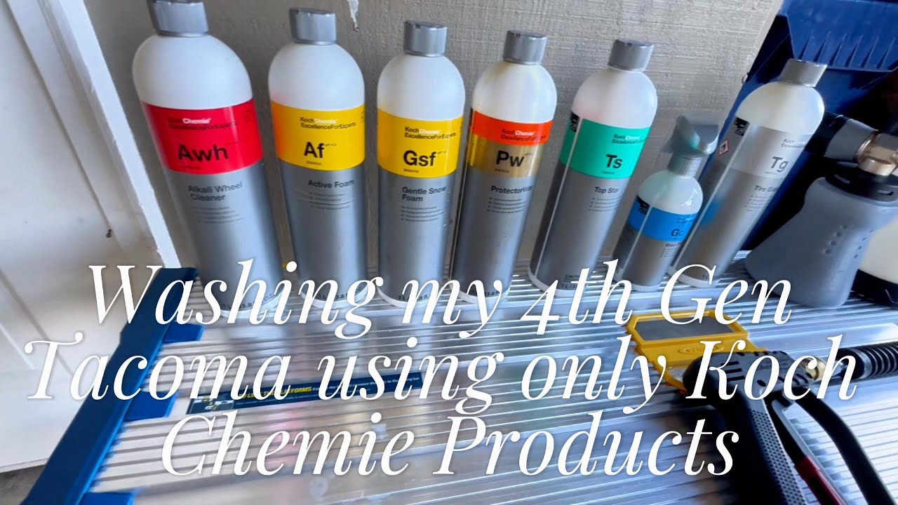 Washing my 4th Gen Tacoma using only Koch Chemie Products