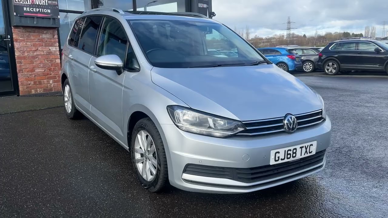 VW TOURAN 1.6TDI SE MPV FAMILY REFLEX SILVER 2018 68-PLATE 7-SEATER