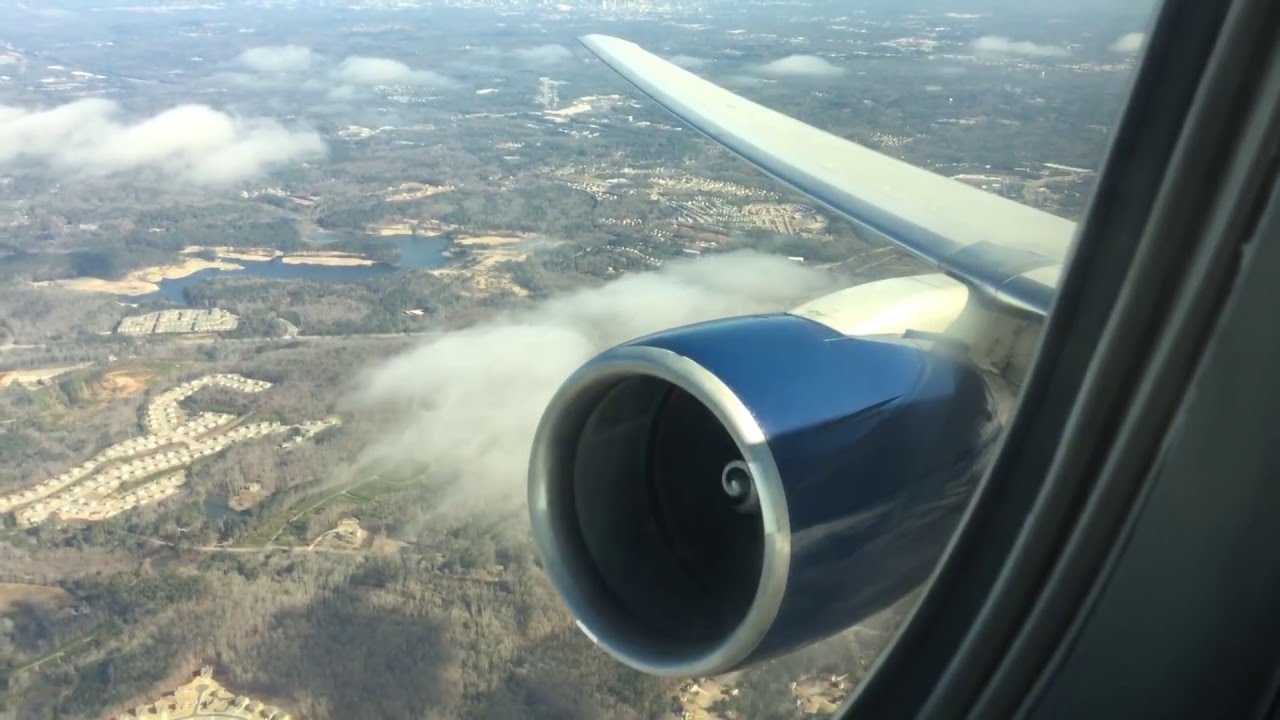 Delta Air Lines 767-300 Takeoff From Atlanta Airport