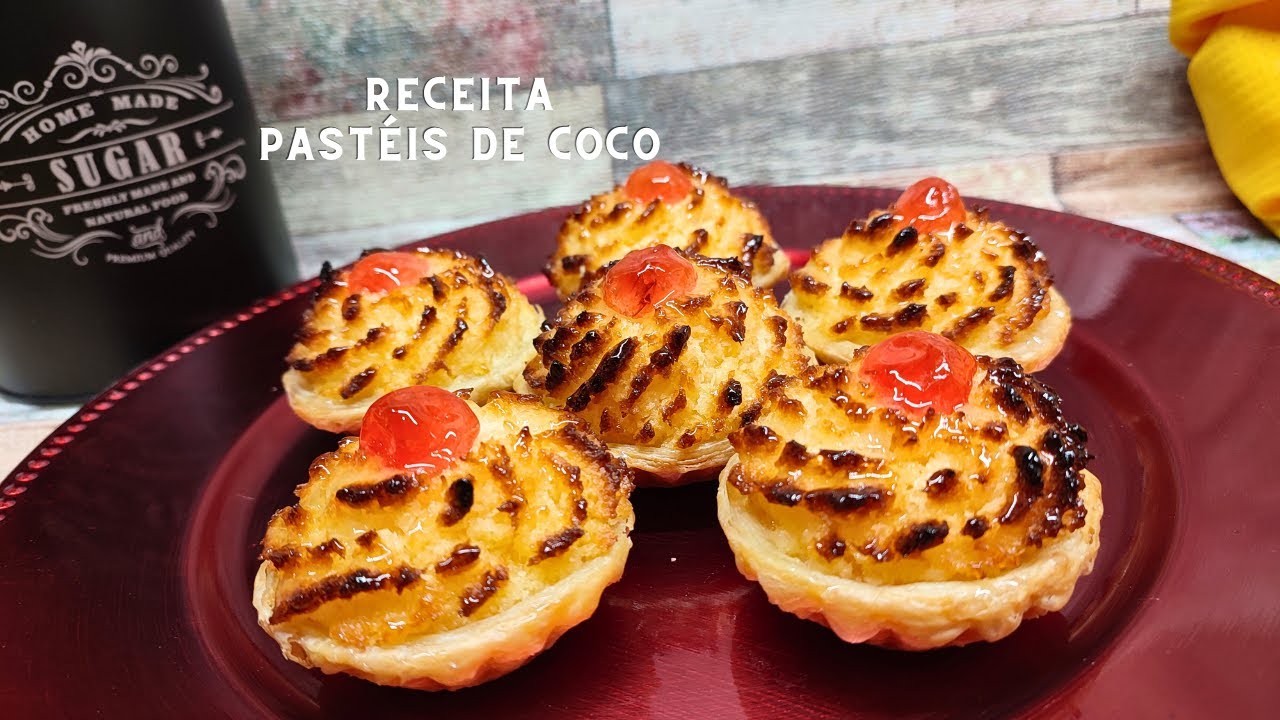 Receita de Pastéis de Coco! 😊