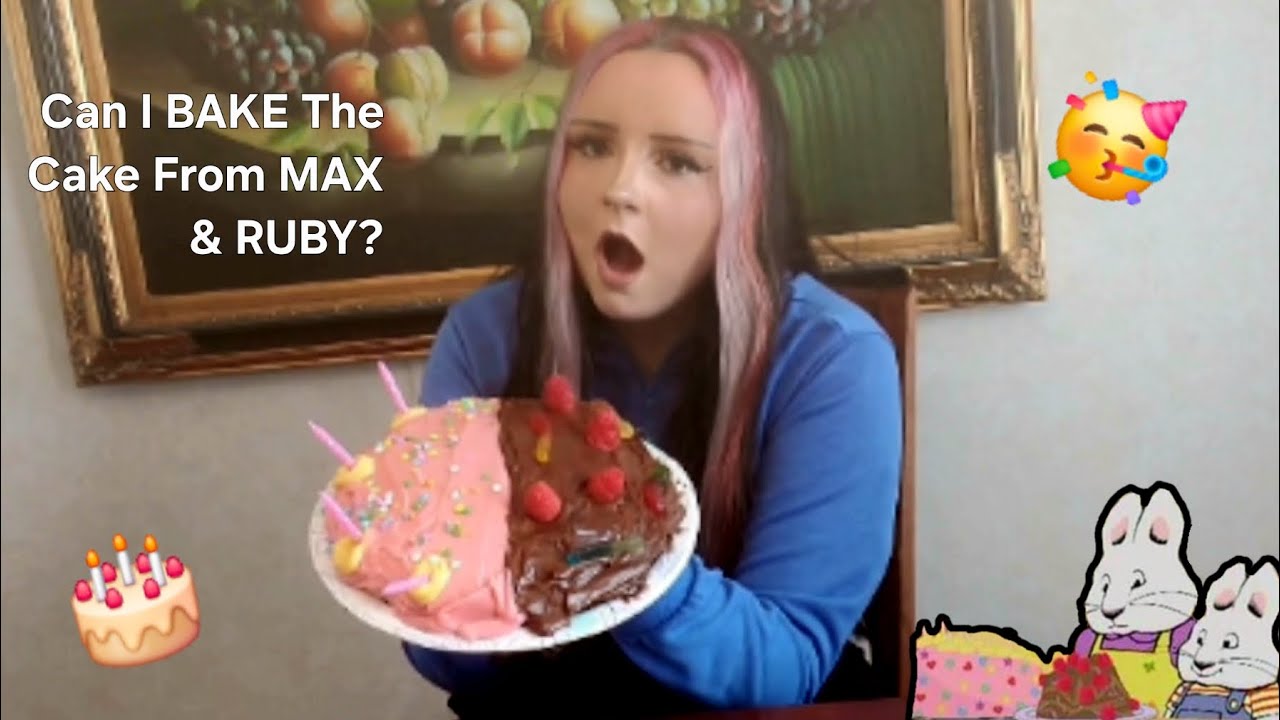 AMATEUR BAKER Attempts To MAKE The CAKE From MAX & RUBY! ||Pumpkin Stxr 