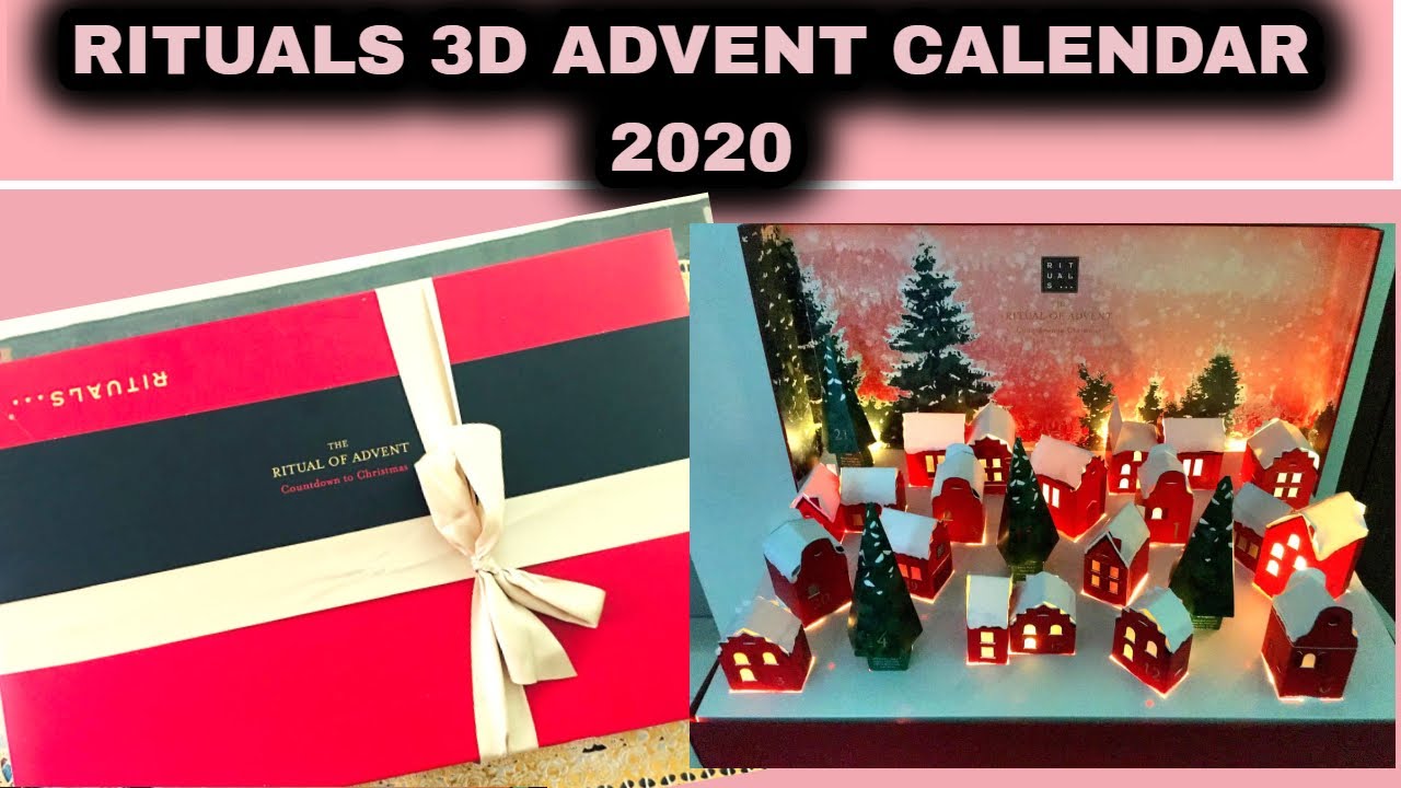 RITUALS 3D ADVENT CALENDAR 2020 UNBOXING