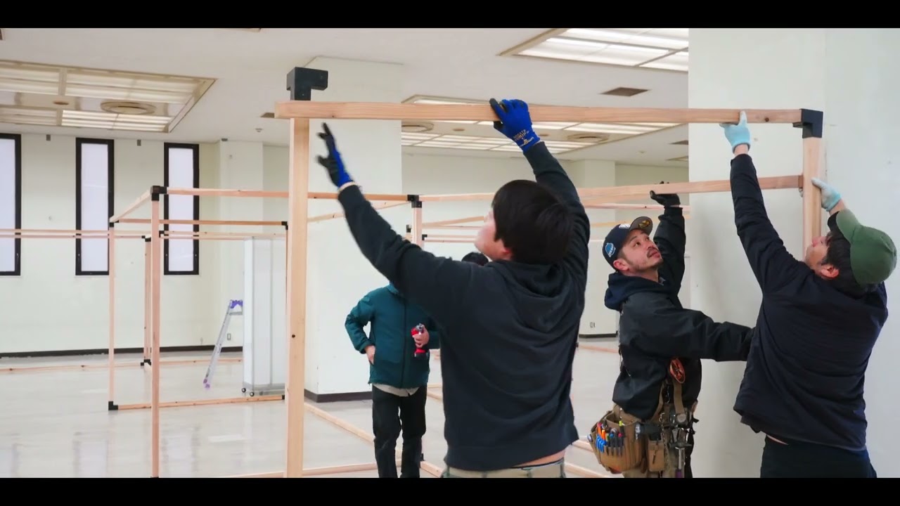 久留米絣「藍・愛・で逢いフェスティバル」設営の裏側｜職人シェアオフィスBASE（2025年3月）