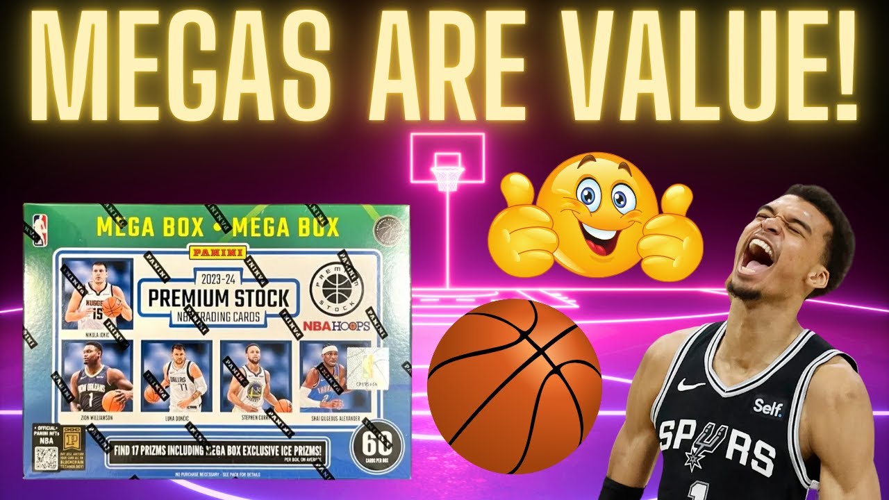 *FUN RIP W/HIGH CEILING!* 2023 Premium Stock NBA Hoops Basketball Target Mega Box, Wembanyama Hunt!