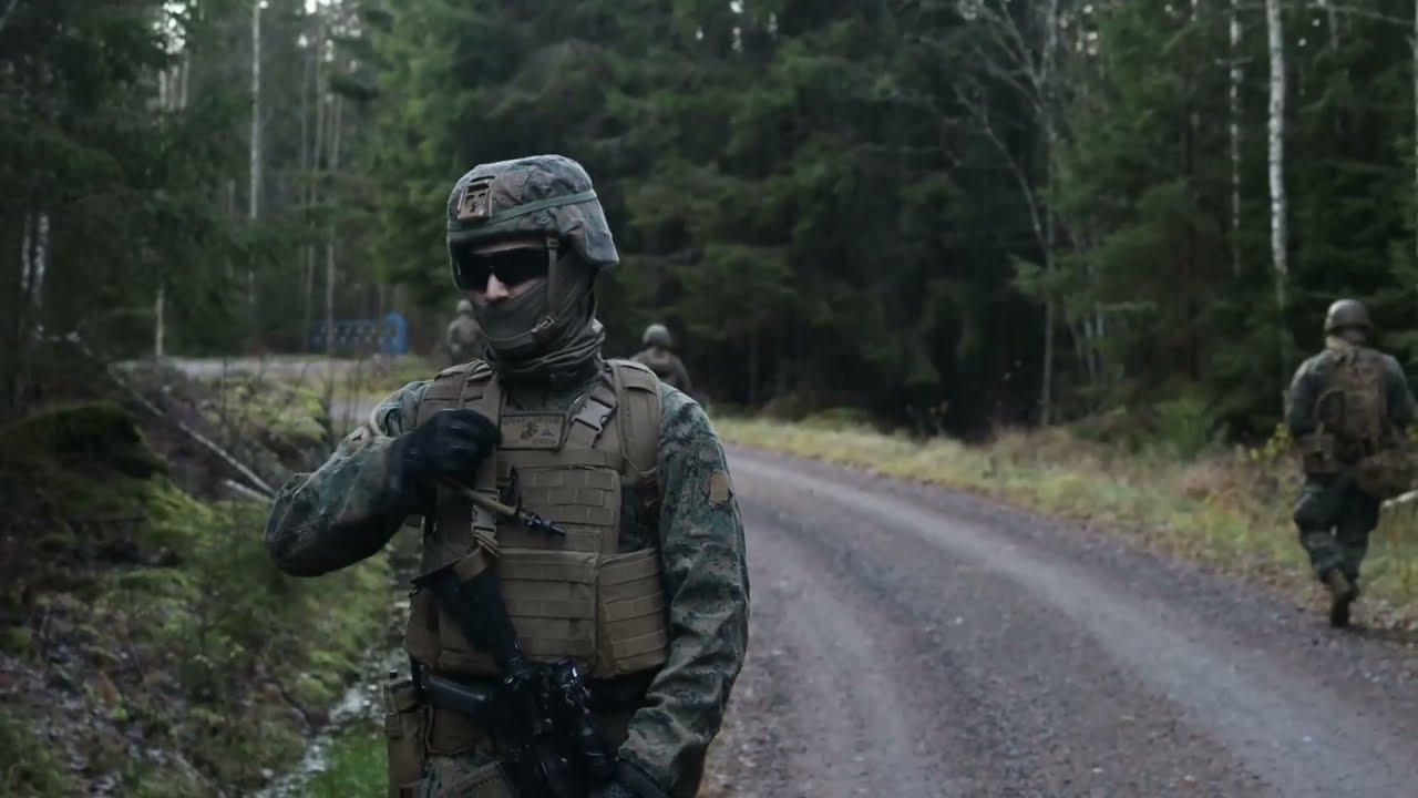 COMBAT PATROL with U.S. Marines in Dragsvik, Finland