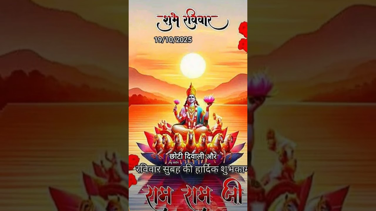 Happy Sunday 🌄 happy Dhanteras ✨🌋💫