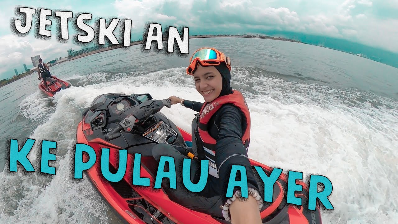 RIDING JET SKI PERTAMA KALI, LANGSUNG NYEBRANG PULAU! Malah Mogok di Tengah Jalan 😂 #VLOG