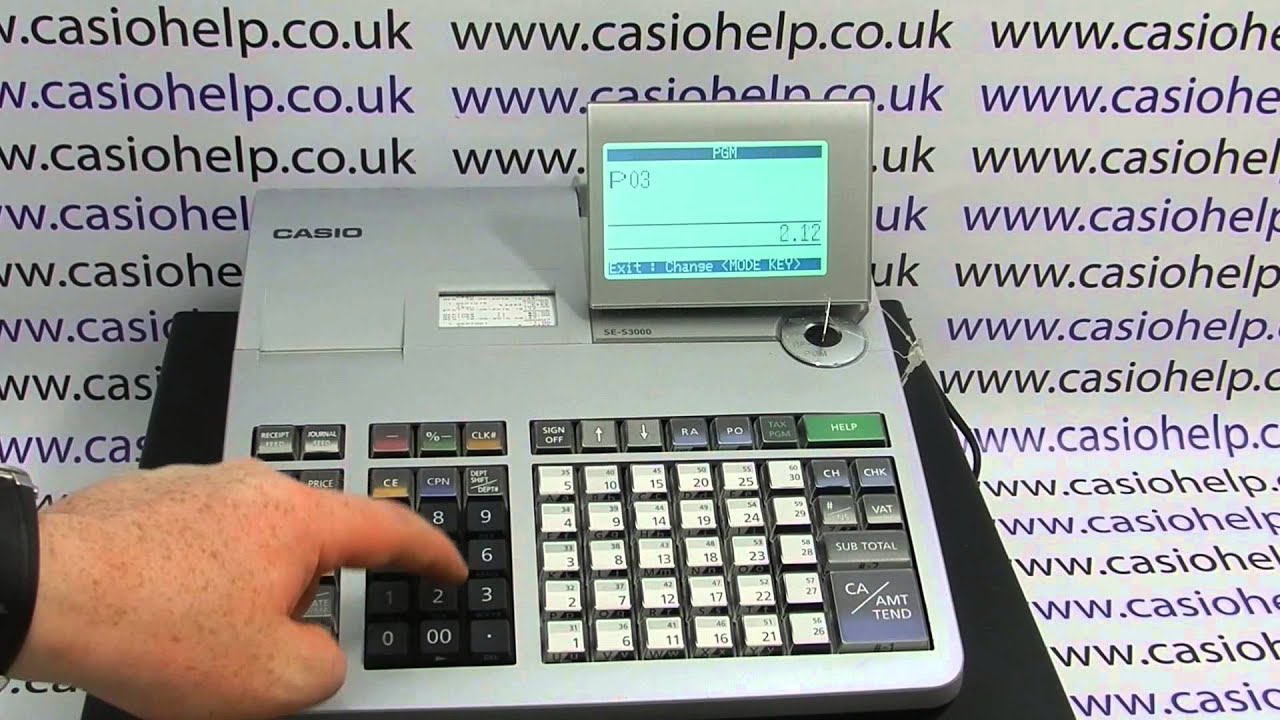How To Activate Non-Graphic Header Message On Casio SE-S400 SE-S3000 SE-S800 PCR-T500 PCR-T520