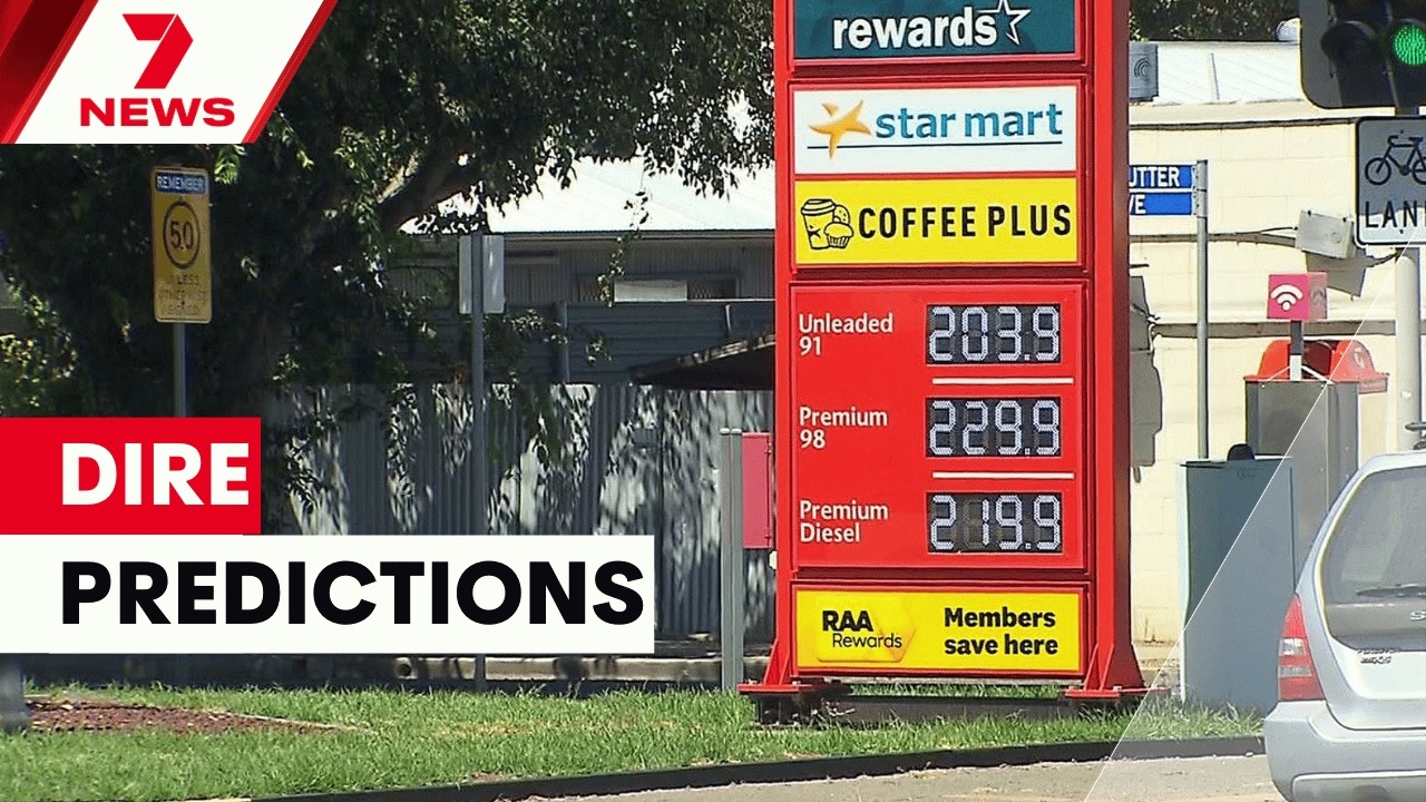 War latest: Dire predictions of fuel rationing as Adelaide unleaded prices surge | 7NEWS