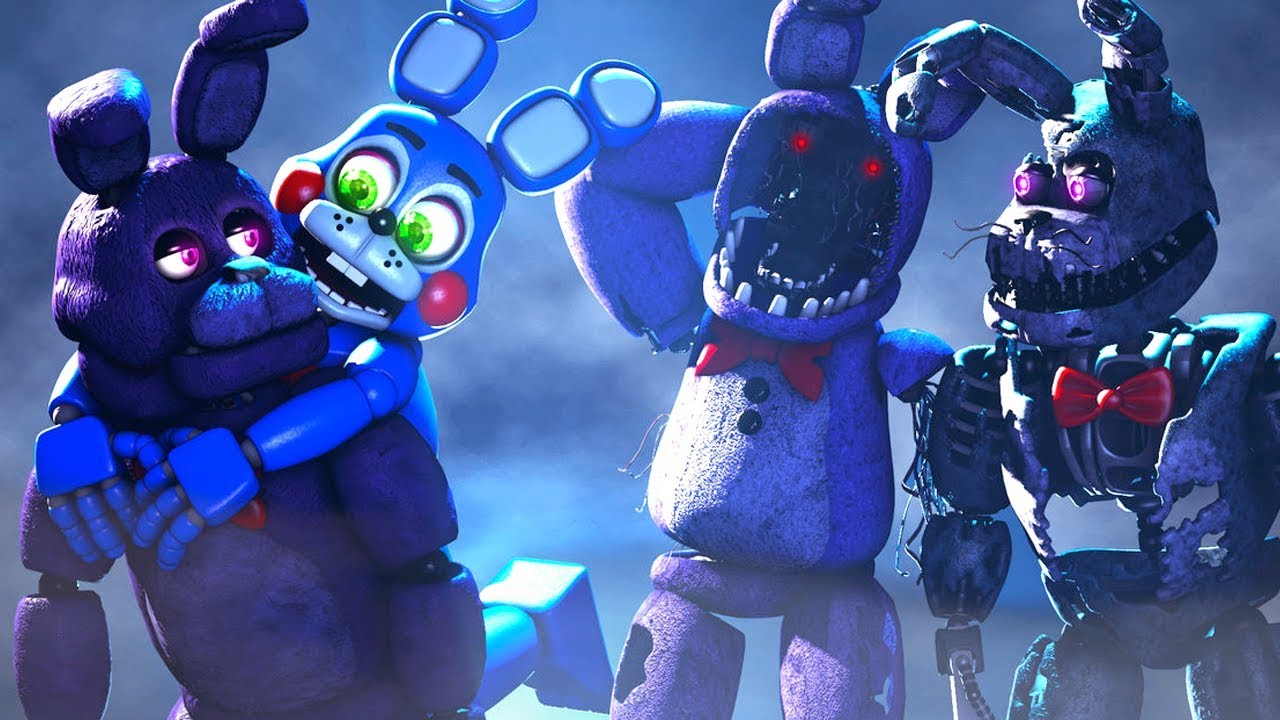 TOY BONNIE HUGS! Five Nights At Freddy's Animations FNAF SFM