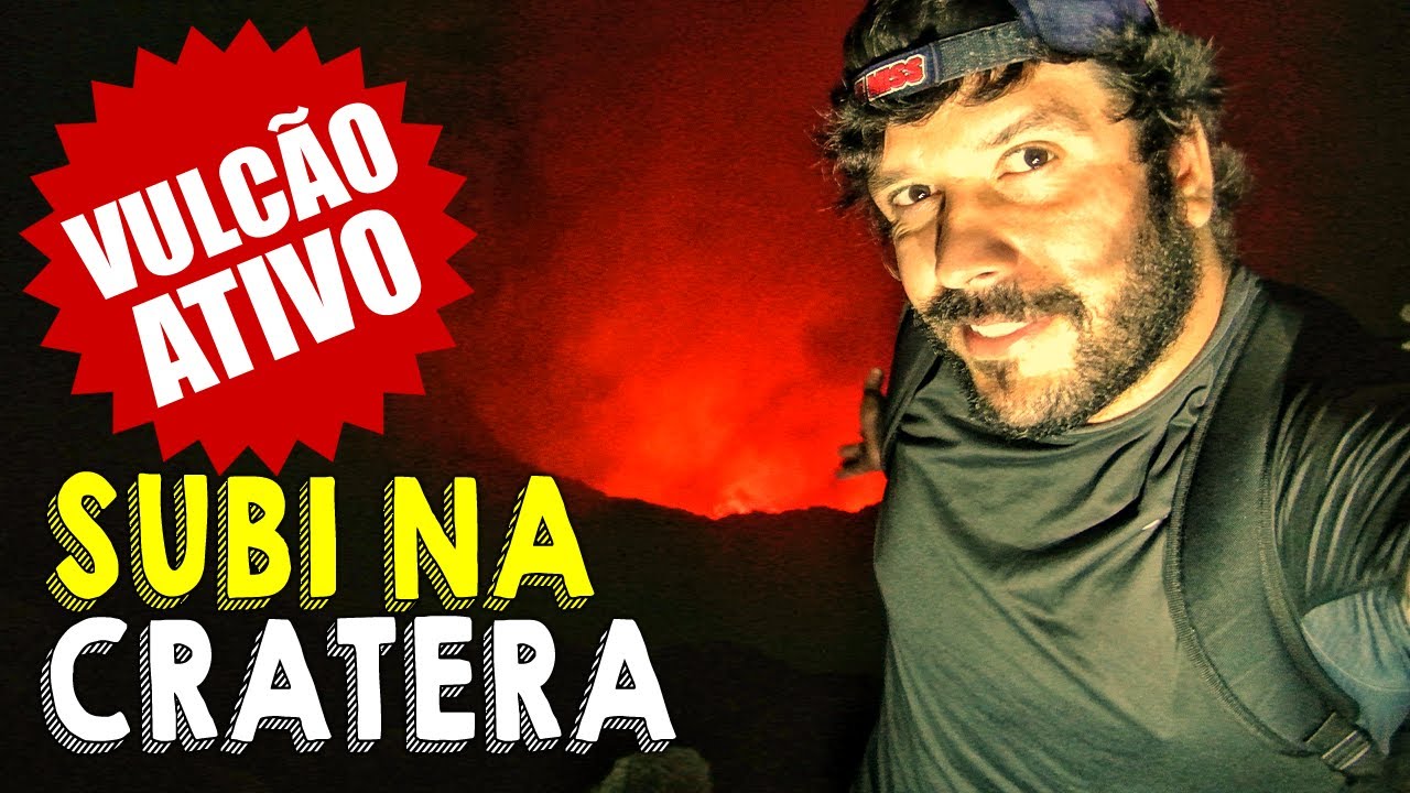 SUBIMOS NA CRATERA DE UM VULCÃO ATIVO COM MUITA LAVA 🌋 🇳🇮