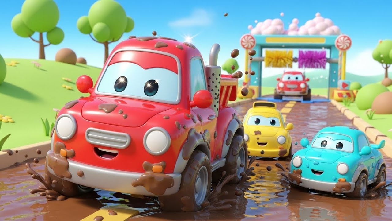 Mud Rescue! Muddy Toy Truck Saves the Stuck Cars 🚚🛟 | Kids Adventure Song