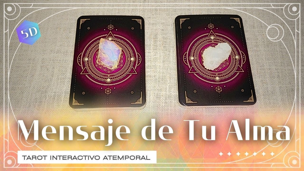 ⭐MENSAJE DE TU ALMA⭐&iquest;Qu&eacute; quiere transmitirte hoy?💫 #tarotinteractivo