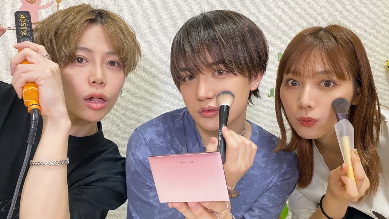 【GRWM】撮影日なのでみんなでメイクする