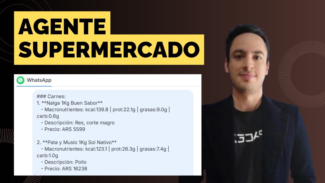 Agente  IA VENDEDOR de Supermercado