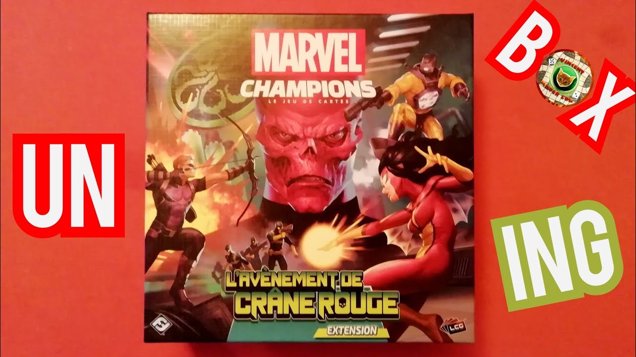 Unboxing L' Avènement de Crâne Rouge (Marvel Champions JCE)