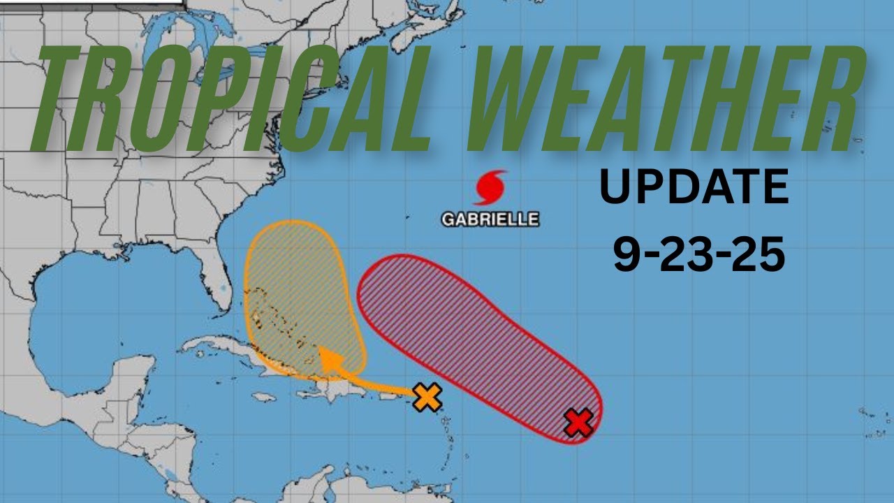 Tropical Weather Update 9-23-25 (Invest 93L and 94L)