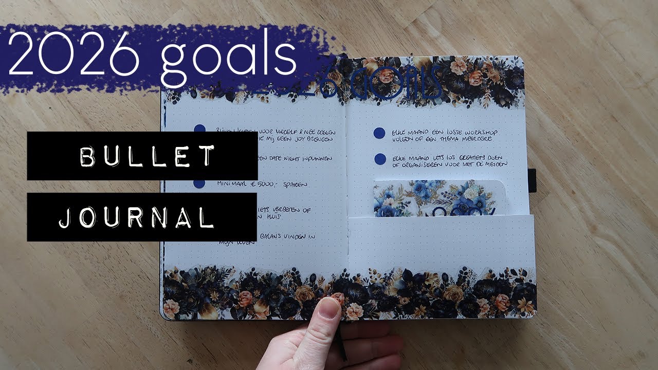 BULLET JOURNAL || Extra Spread - 2026 Goals + Q1
