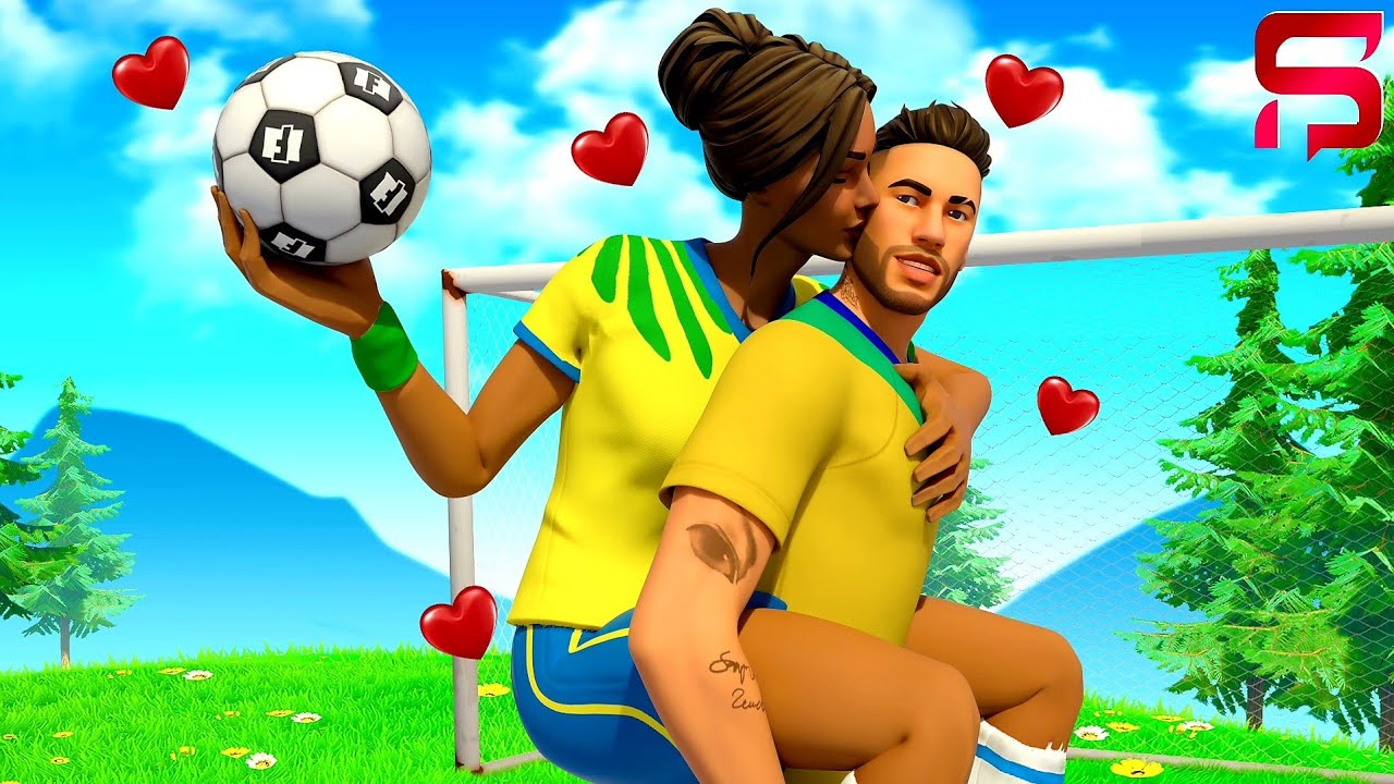 NEYMAR FALLS IN LOVE with his TEAM MATE.... ( Fortnite )