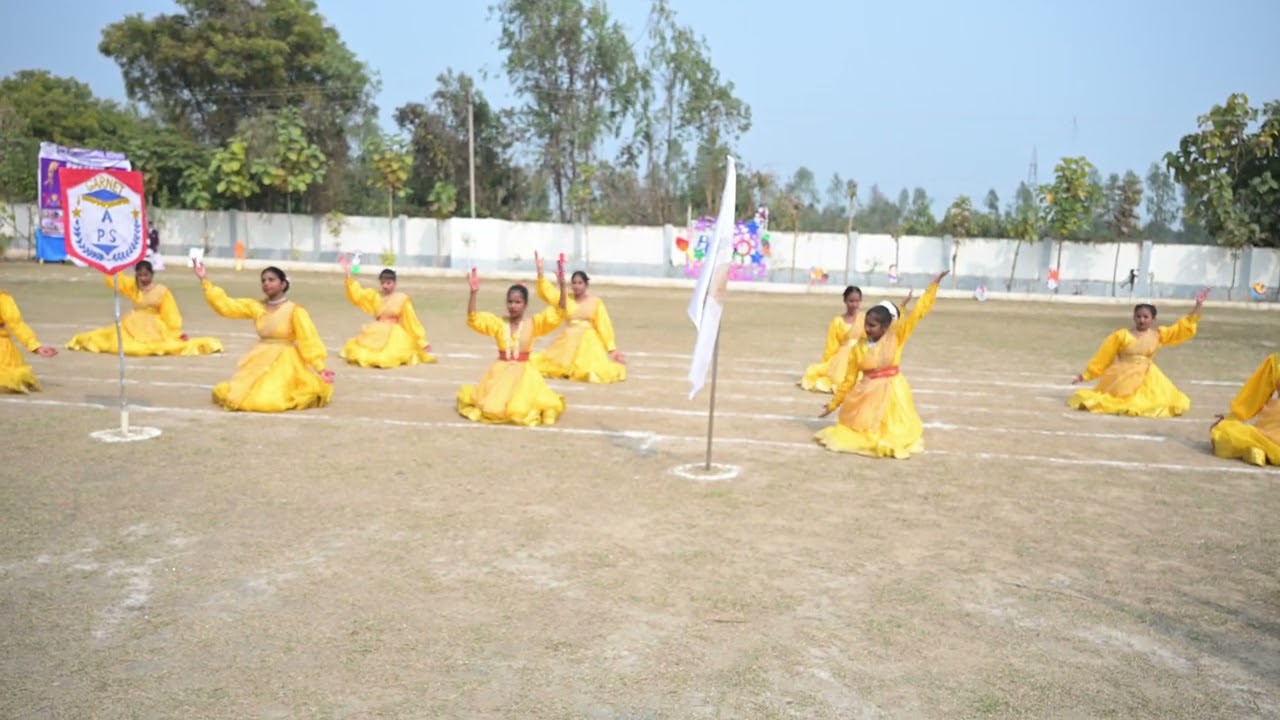 Sports day Welcome dance performance by APSIS student....