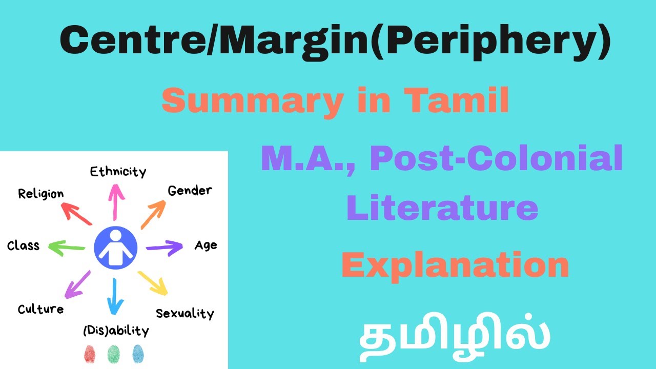 Centre / Margin (Periphery)| Post Colonial Literature| Unit 1Key concepts | in Tamil| தமிழில்