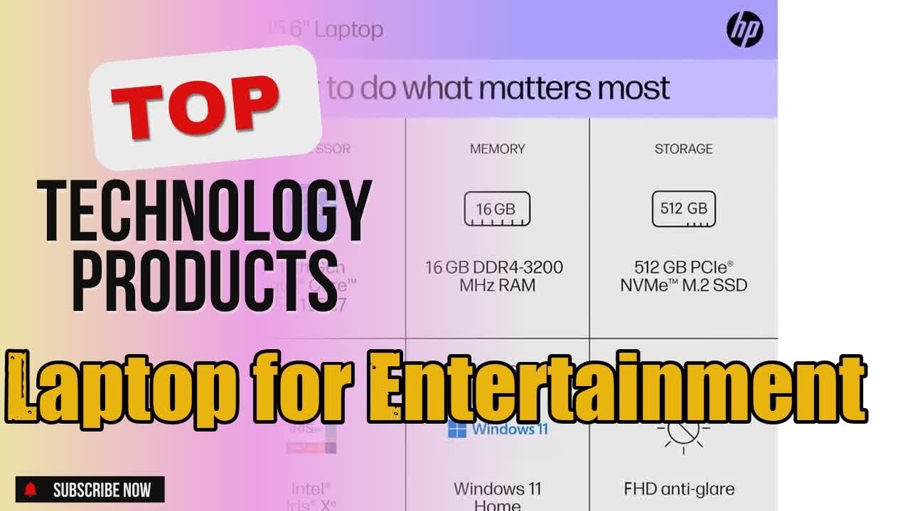 Top 5 Technology products about Laptop for Entertainment Market-leading of 2024