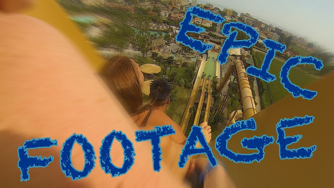SPACEMAER Water Slide at Aqualandia Jesolo EPIC Footage 2017