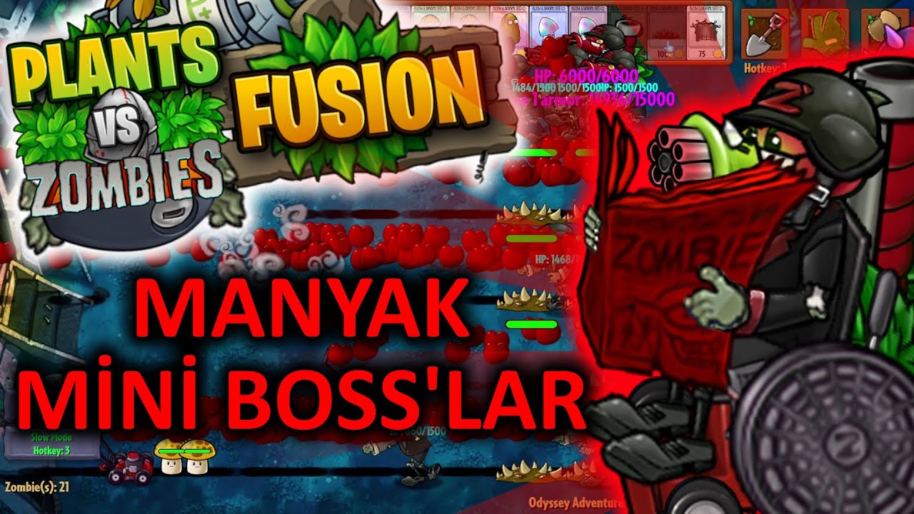PvZ Fusion - Büyük beyin zamanı (Odyssey: Macera: 5-7) [Türkçe]
