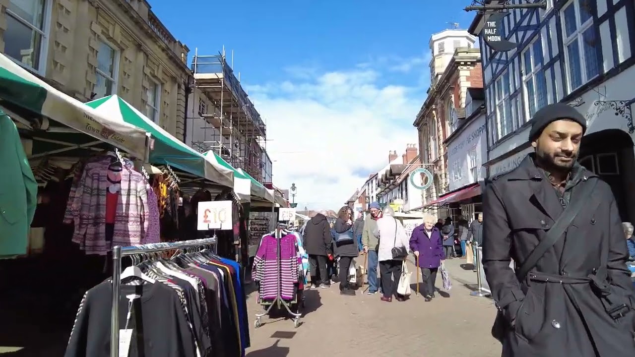 Melton Mowbray -  Town Centre and Tuesday Market 😎