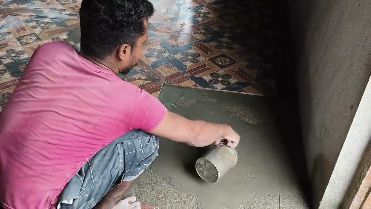 Floor Tiles Fitting ! Floor Tiles Kase Lagaye