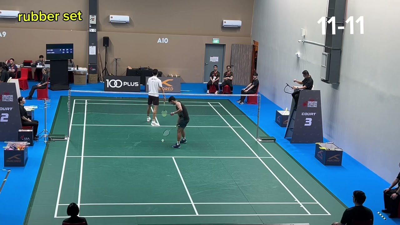 C Sen 🇮🇳 v Lim Ming Hong 🇲🇾, R16, 3rd Set, SBH Singapore Int’l Challenge 2025, 21/2/25.