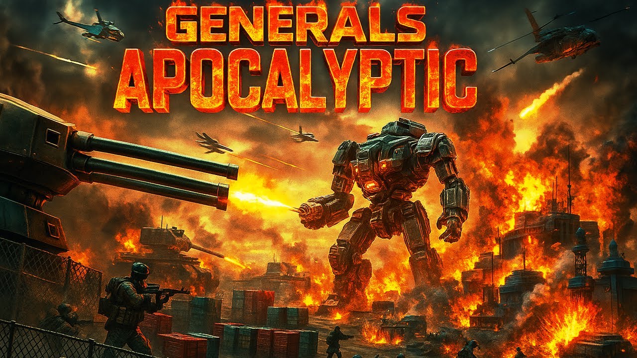 USA Supreme + AURORA NUKE vs 7 USA BOSS - Command & Conquer Generals Apocalyptic