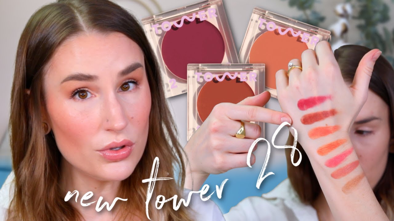 NEW TOWER 28 BLUSHES | Swatches, GRWM + Honest Review