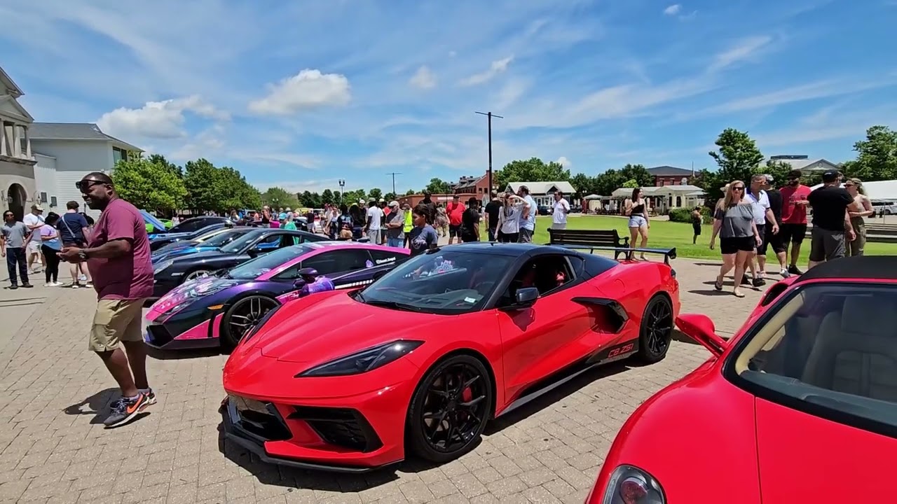 Exotic Car Show & New Town St  Charles, MO