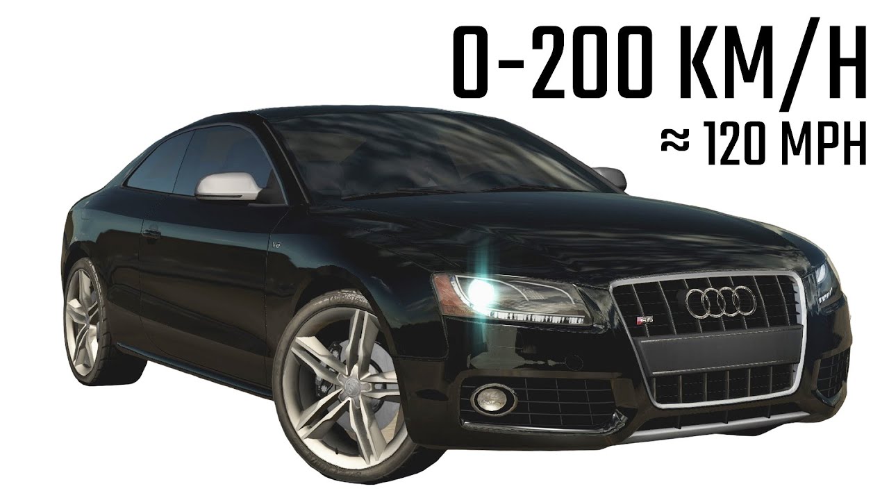 AUDI S5/RS5 (B8) - Acceleration in 8 Games