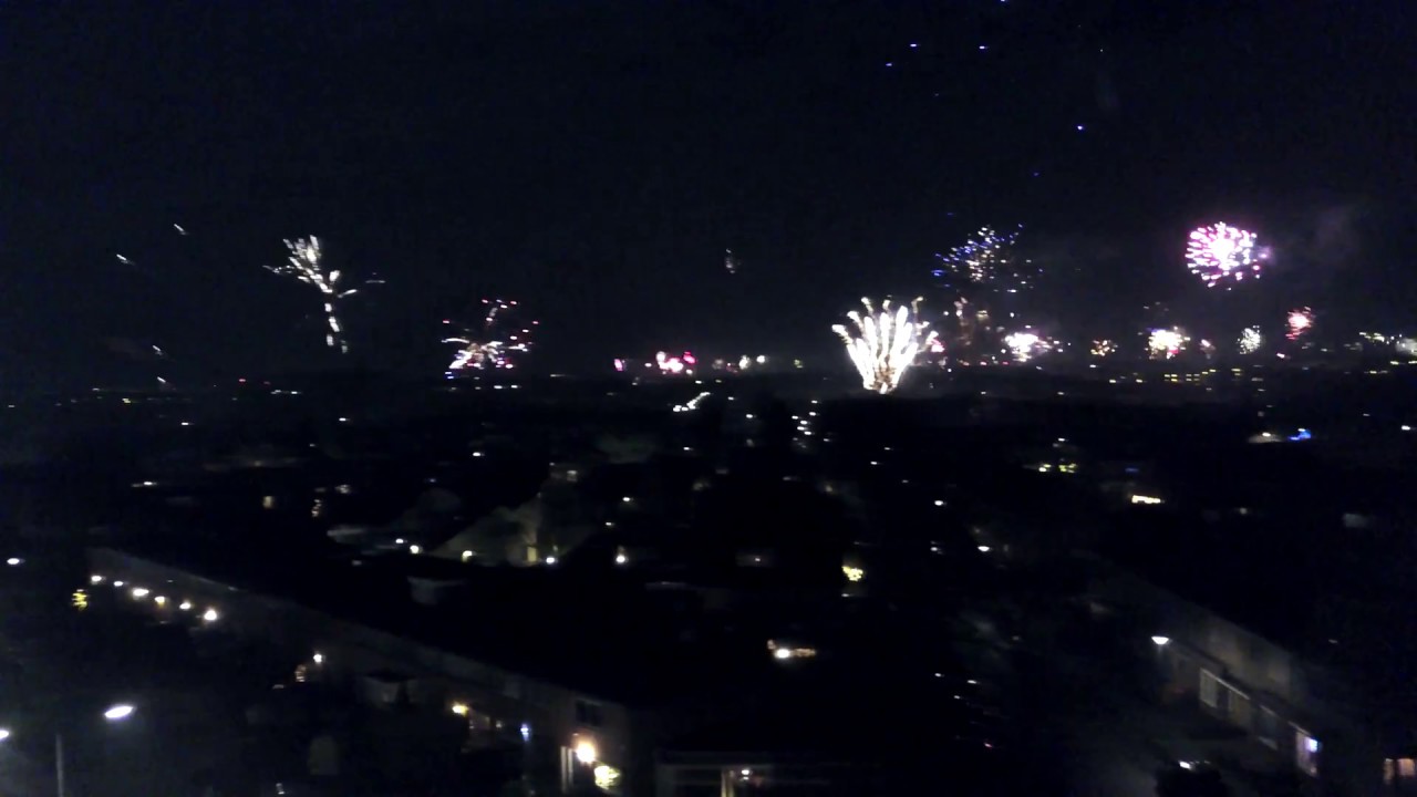 TRAN - HOORN NEW YEAR's EVE FIREWORKS DRONE in (4k)